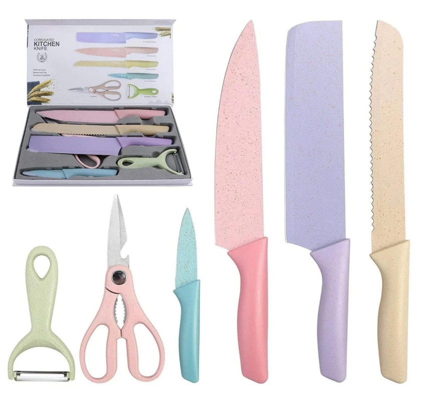 Trapeador Giratorio 360 + set de cuchillos (gratis)
