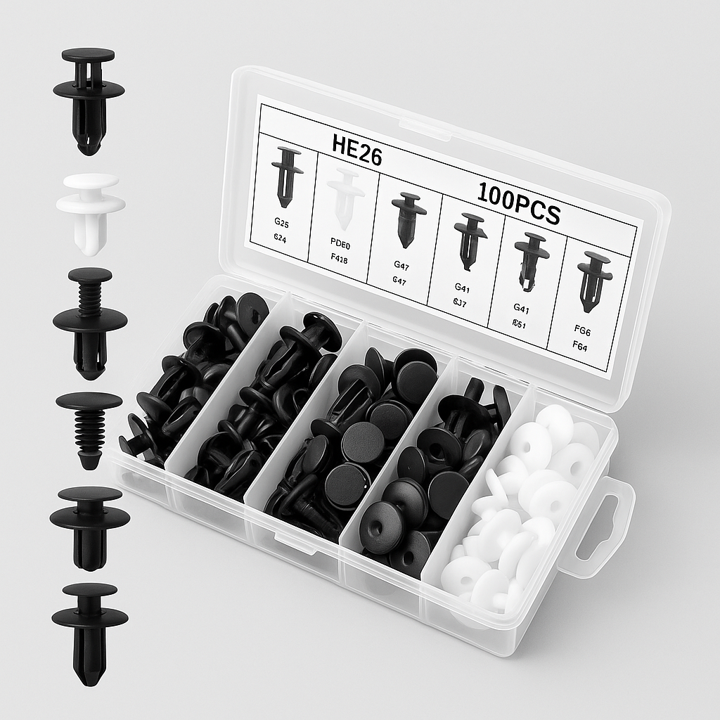 Clips de plasticos para autos